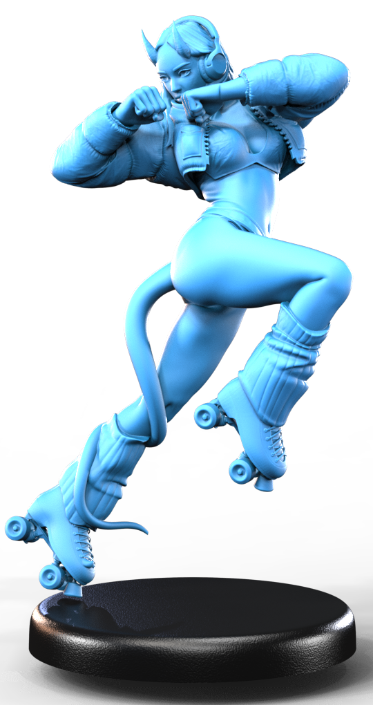 Mimi Flamekick resin figure