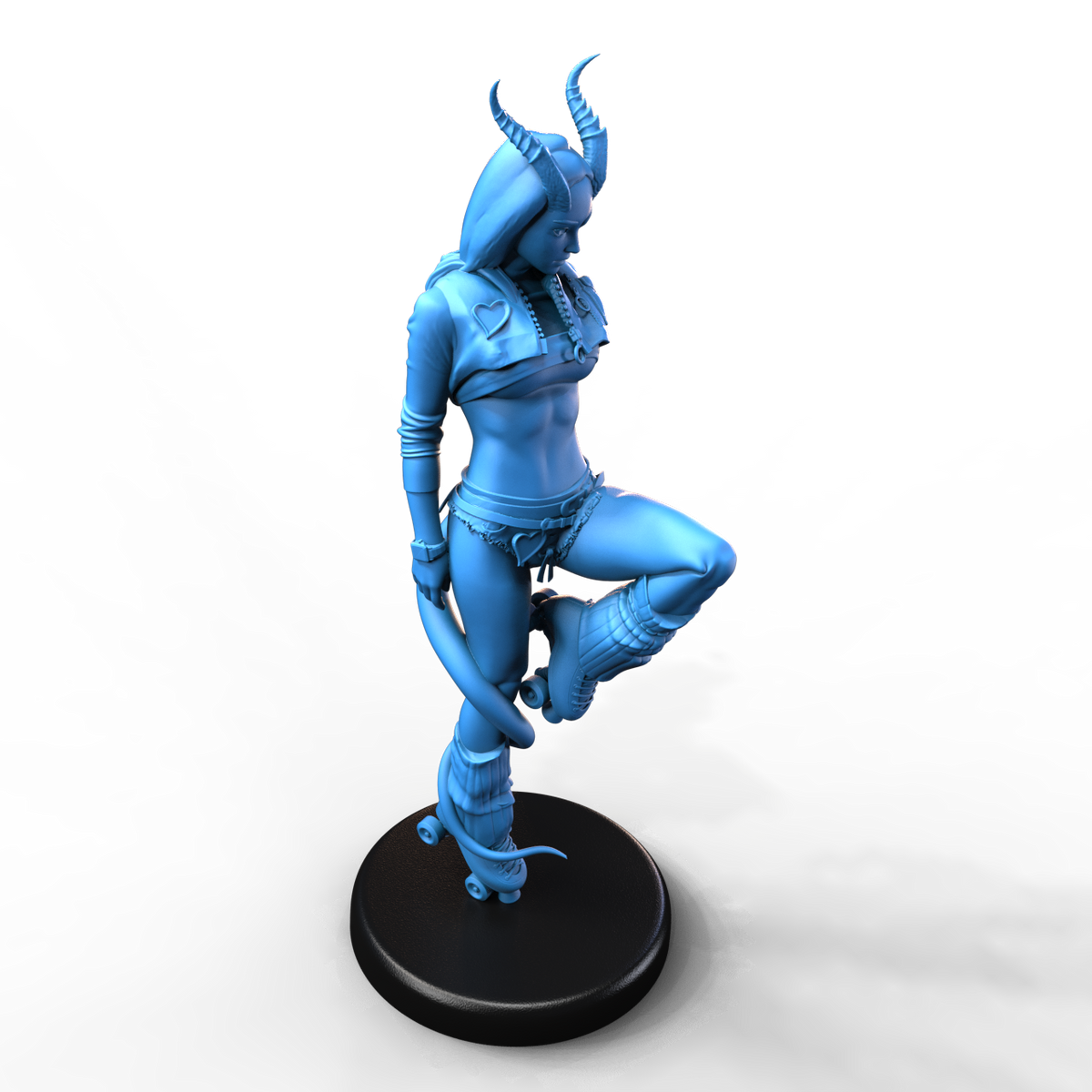 Nyx Rollfire resin figure