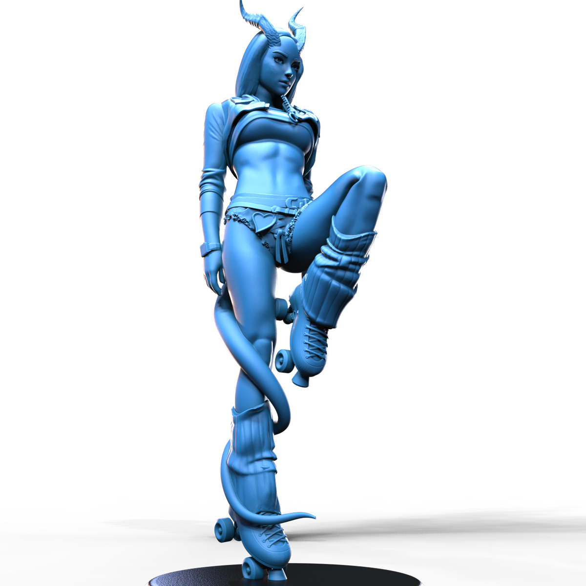 Nyx Rollfire resin figure