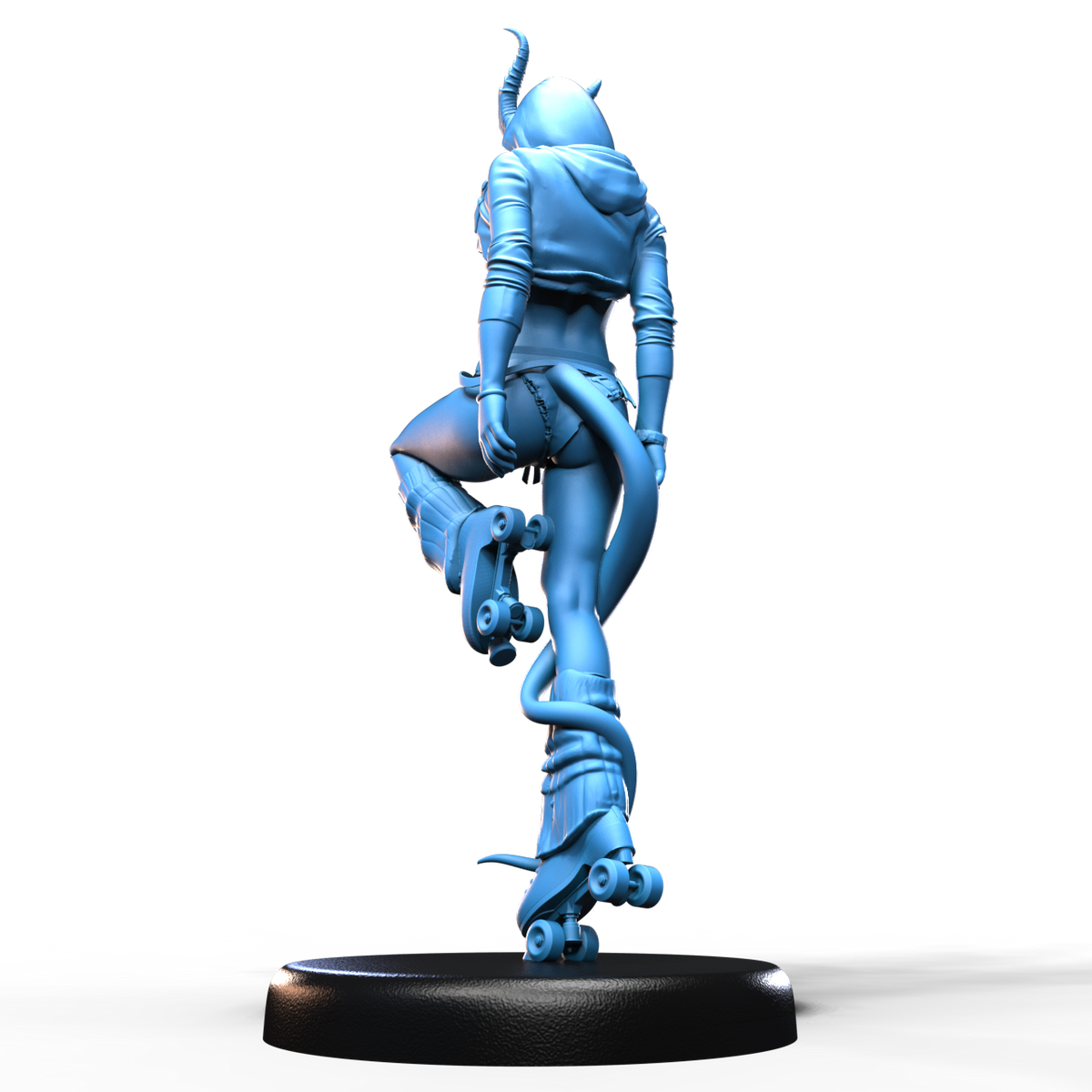 Nyx Rollfire resin figure