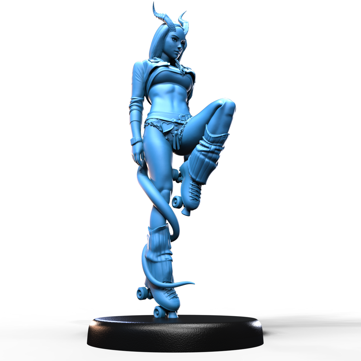 Nyx Rollfire resin figure