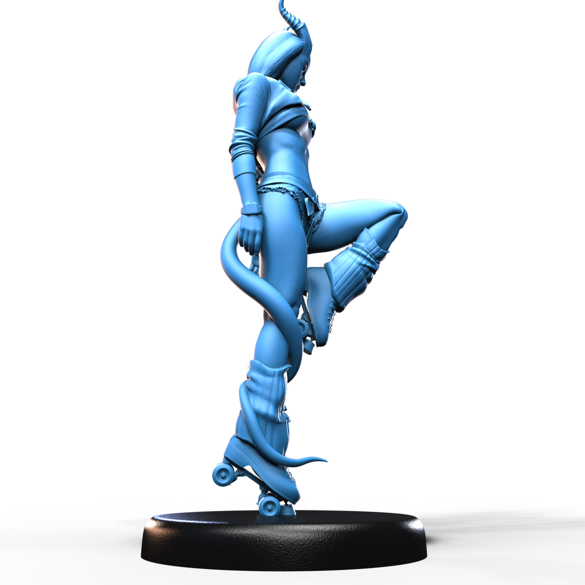 Nyx Rollfire resin figure