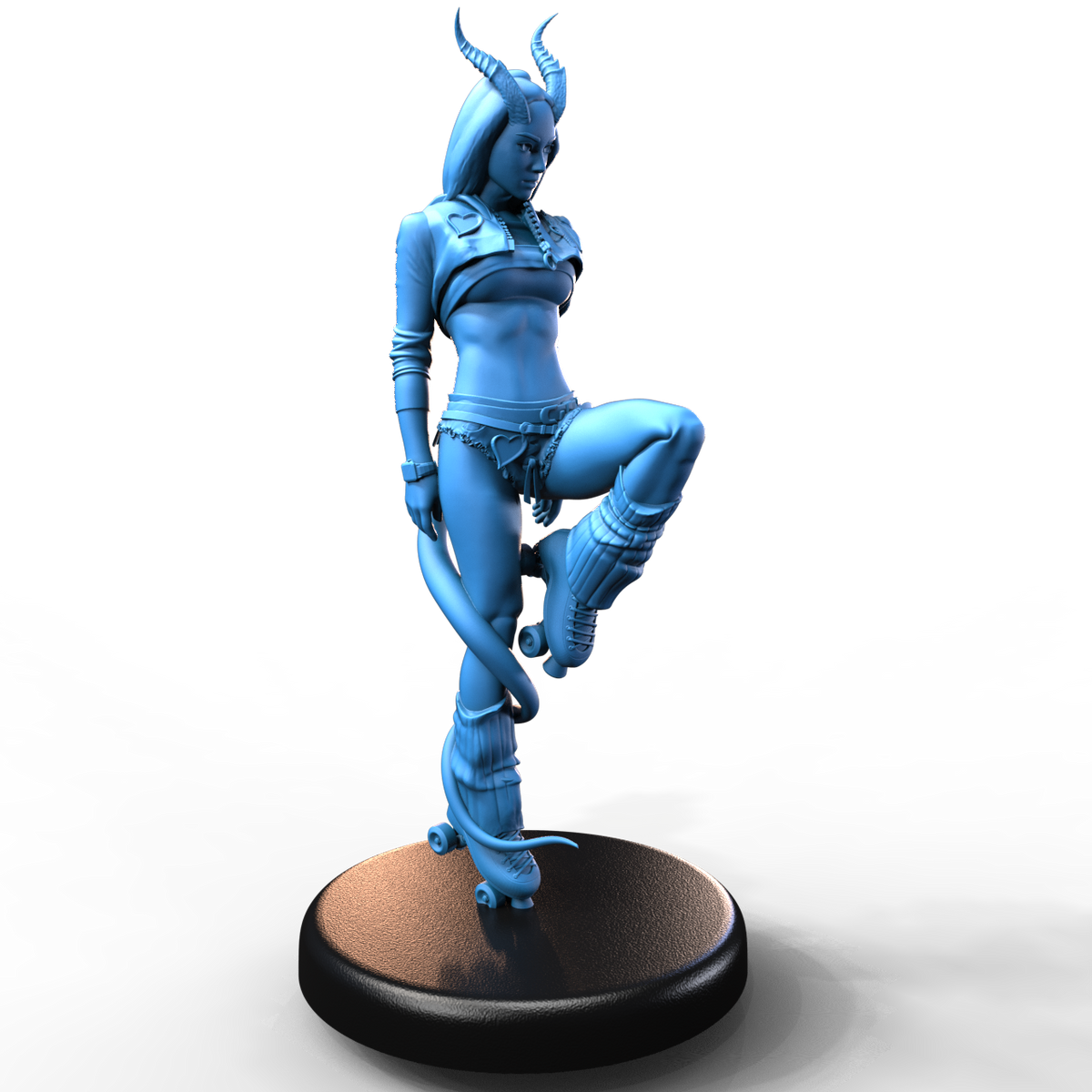 Nyx Rollfire resin figure