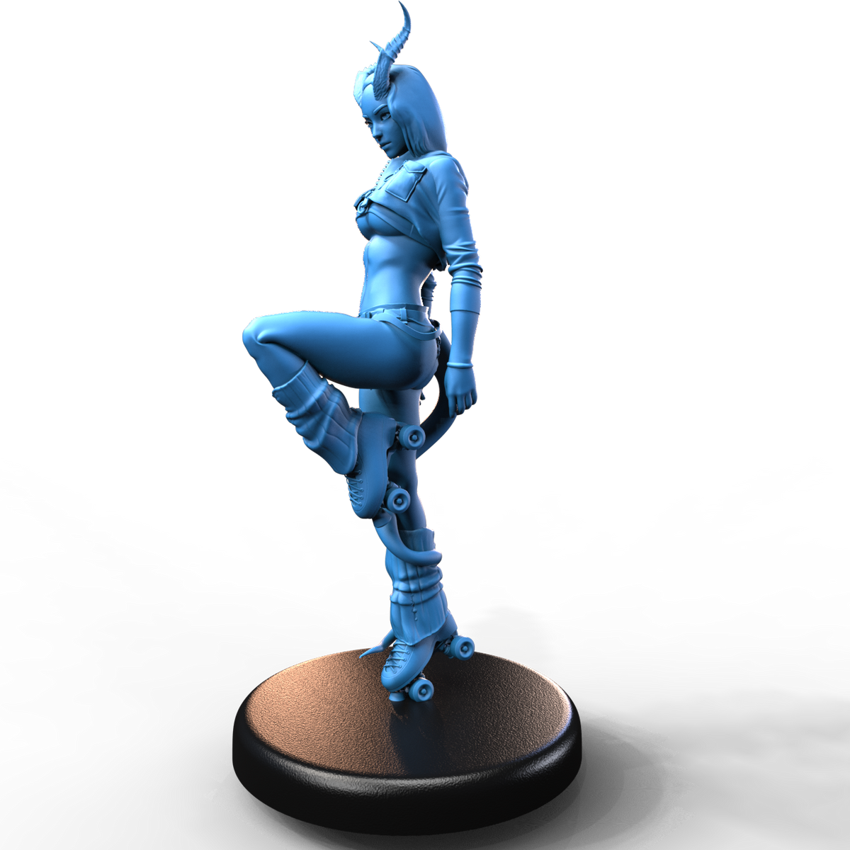 Nyx Rollfire resin figure