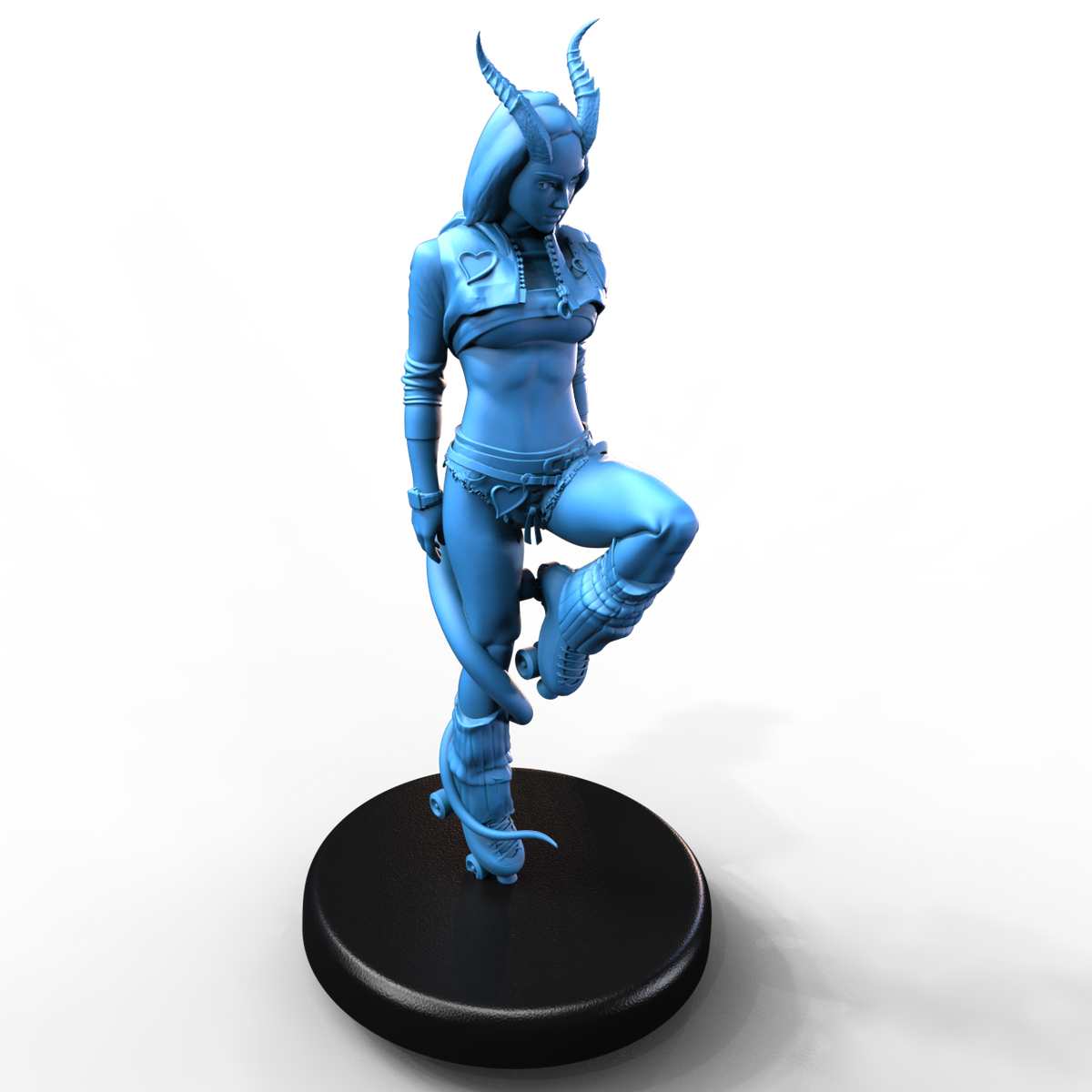 Nyx Rollfire resin figure