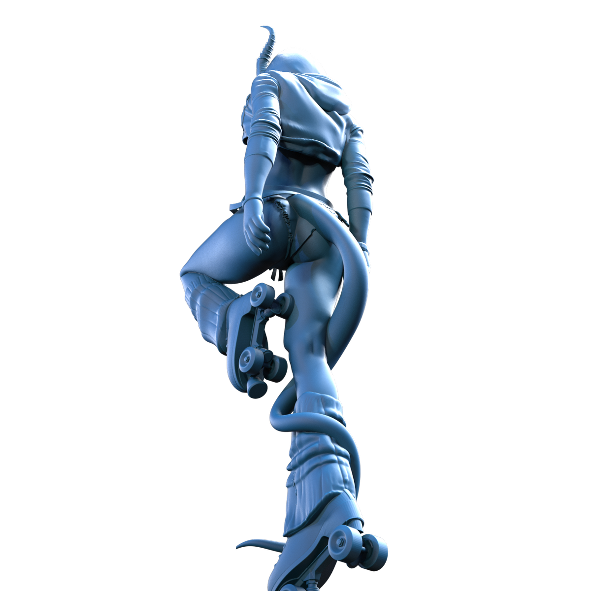 Nyx Rollfire resin figure