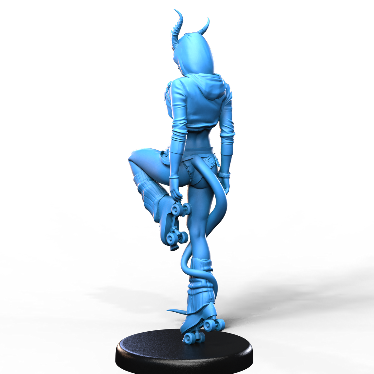 Nyx Rollfire resin figure