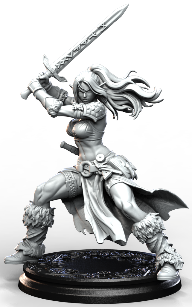 Tharna, the Stone-Hearted resin figure