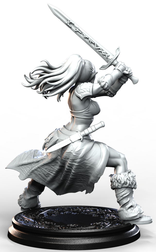 Tharna, the Stone-Hearted resin figure