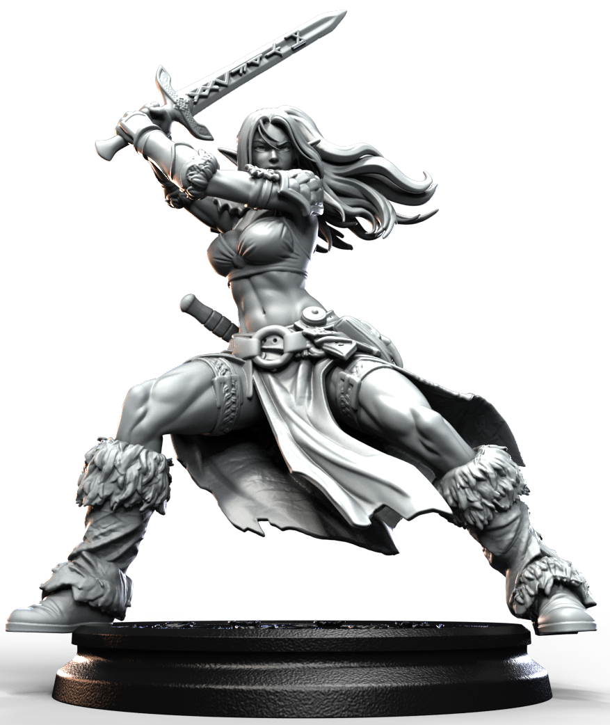 Tharna, the Stone-Hearted resin figure