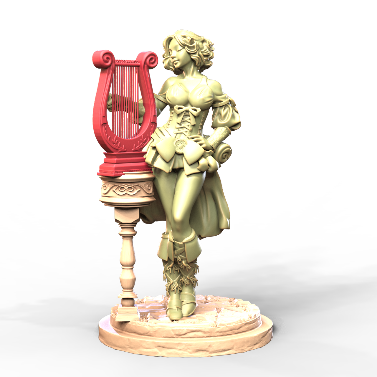 Velisse Goldtongue resin figure