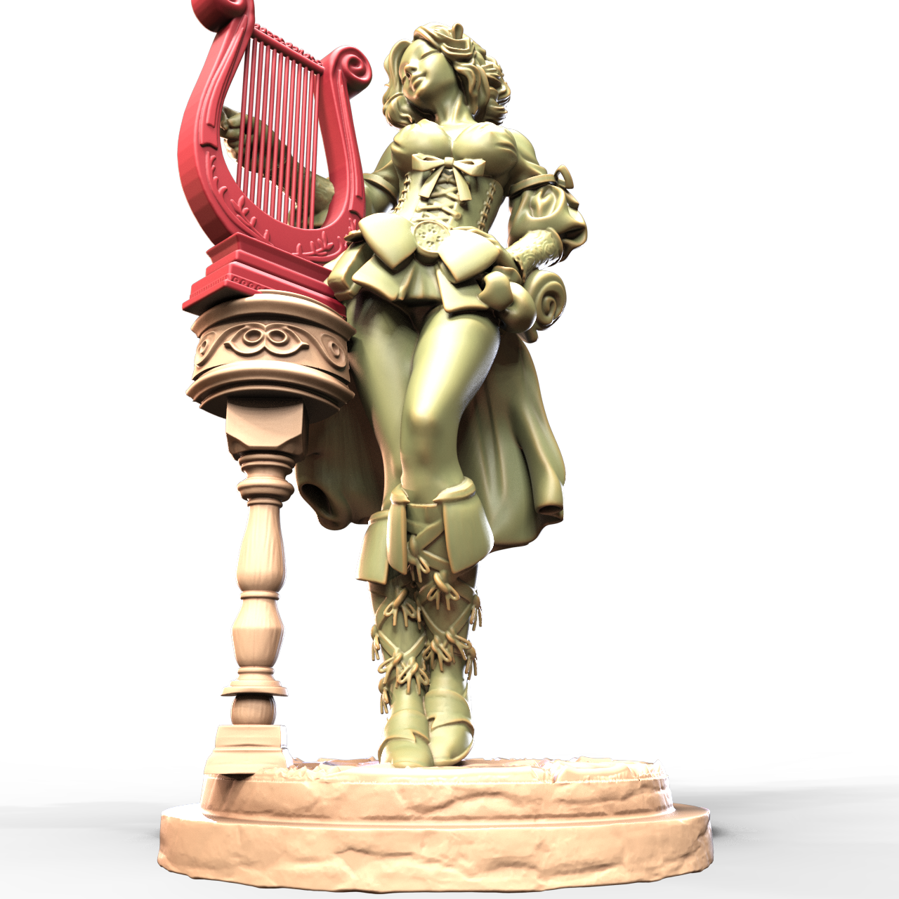 Velisse Goldtongue resin figure