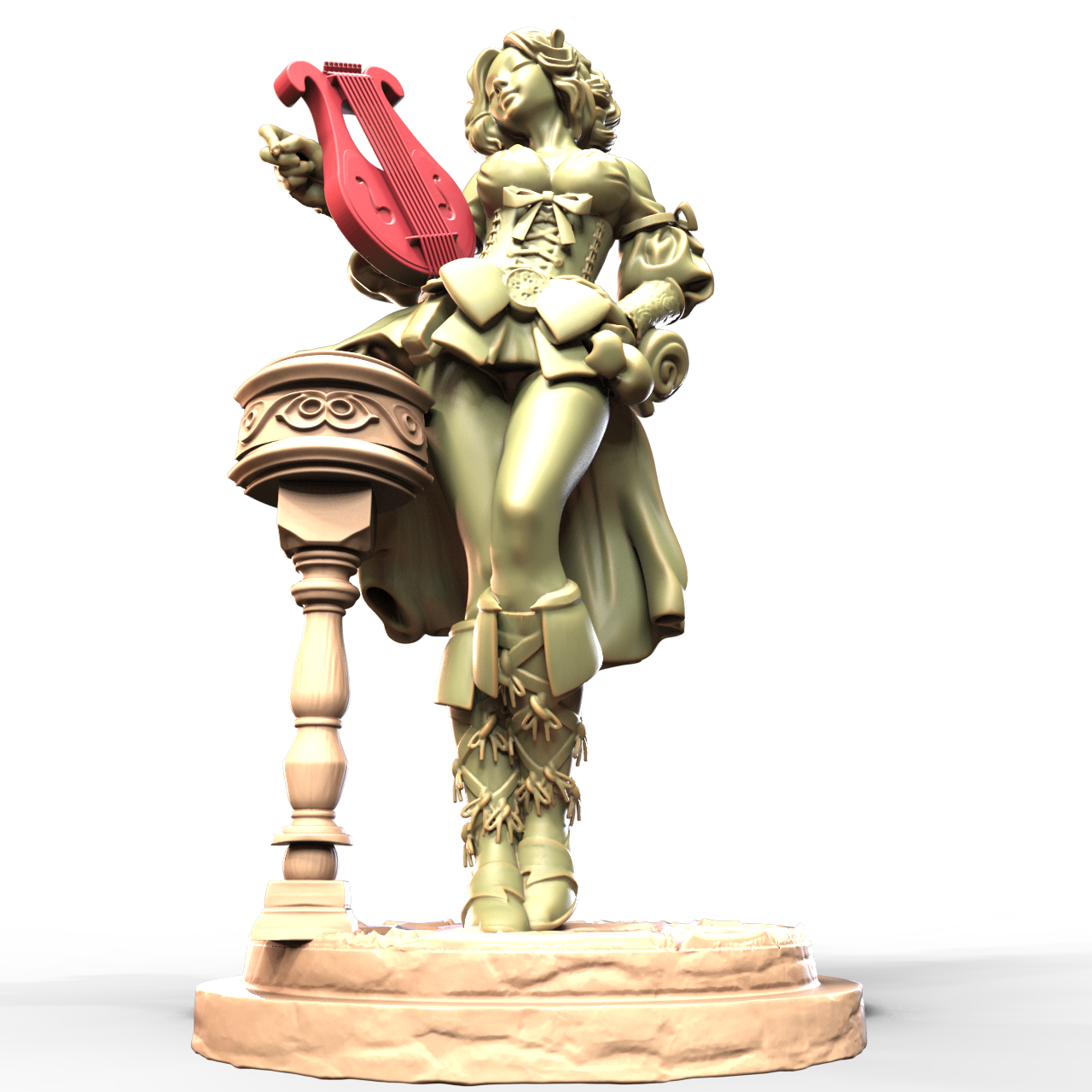 Velisse Goldtongue resin figure