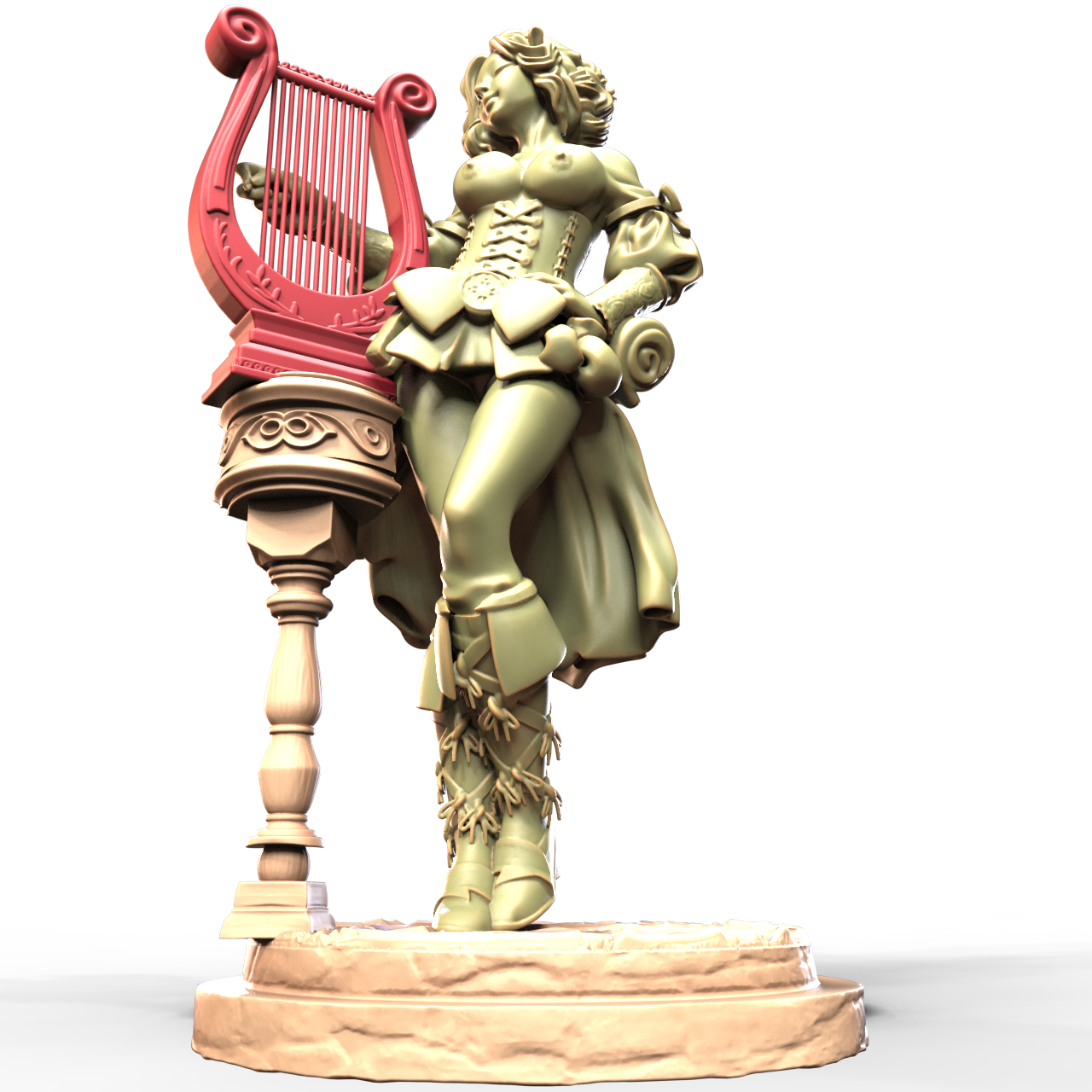 Velisse Goldtongue resin figure