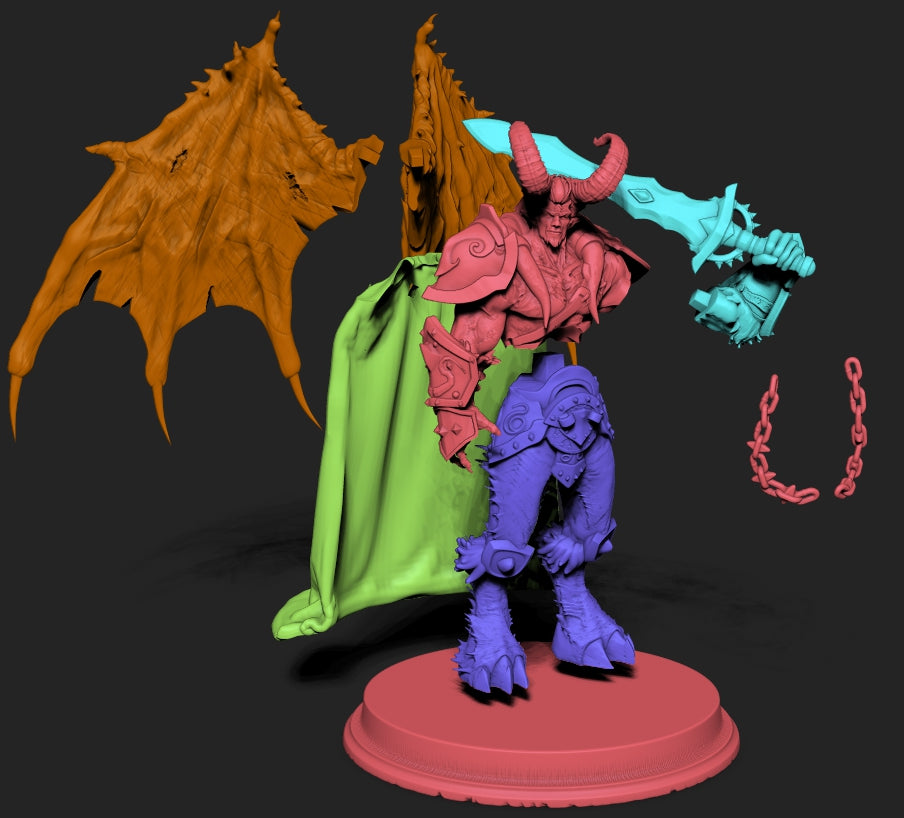 ZAREKTHAR resin figure
