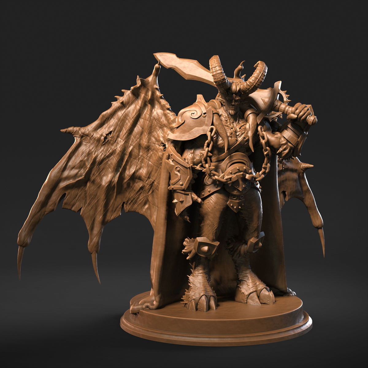 ZAREKTHAR resin figure