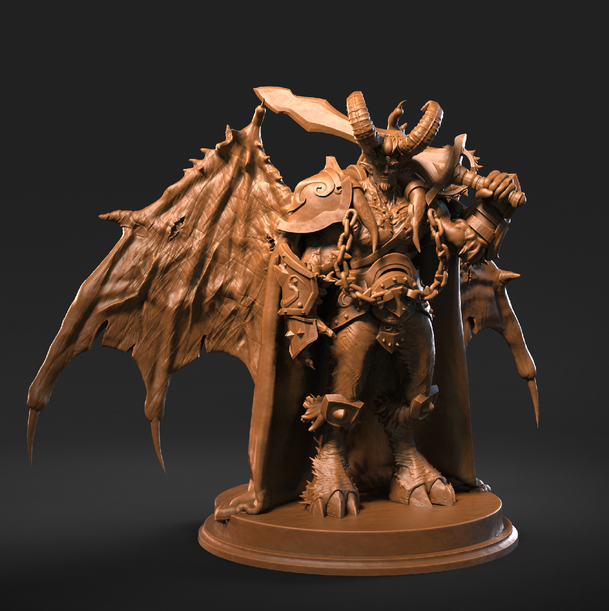 ZAREKTHAR resin figure