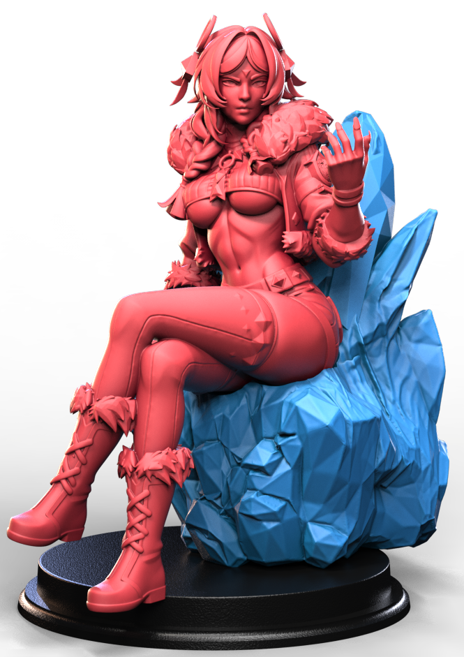 Iskarya Frostborn Bust resin figure