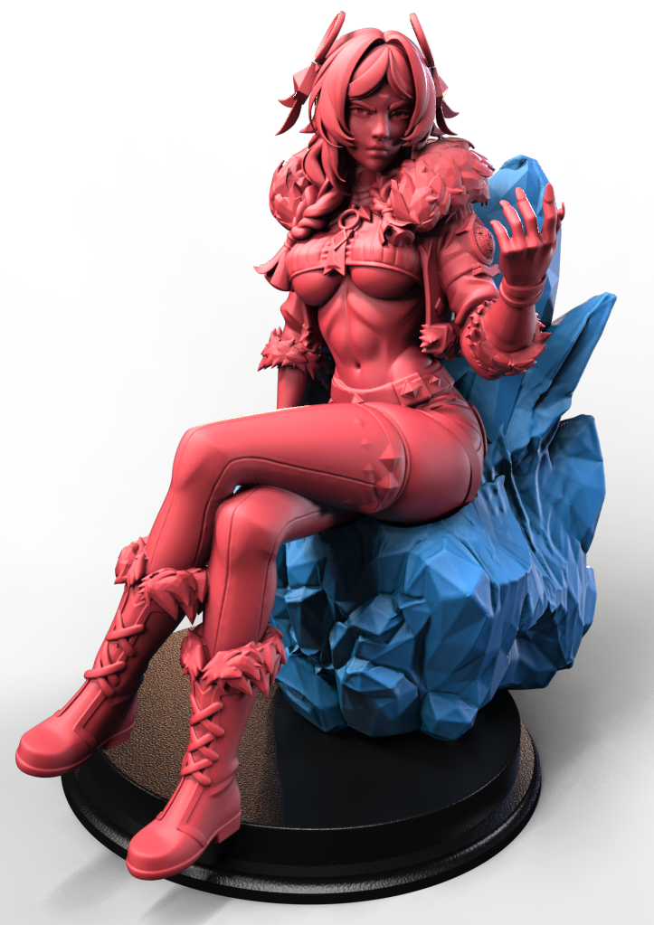 Iskarya Frostborn Bust resin figure