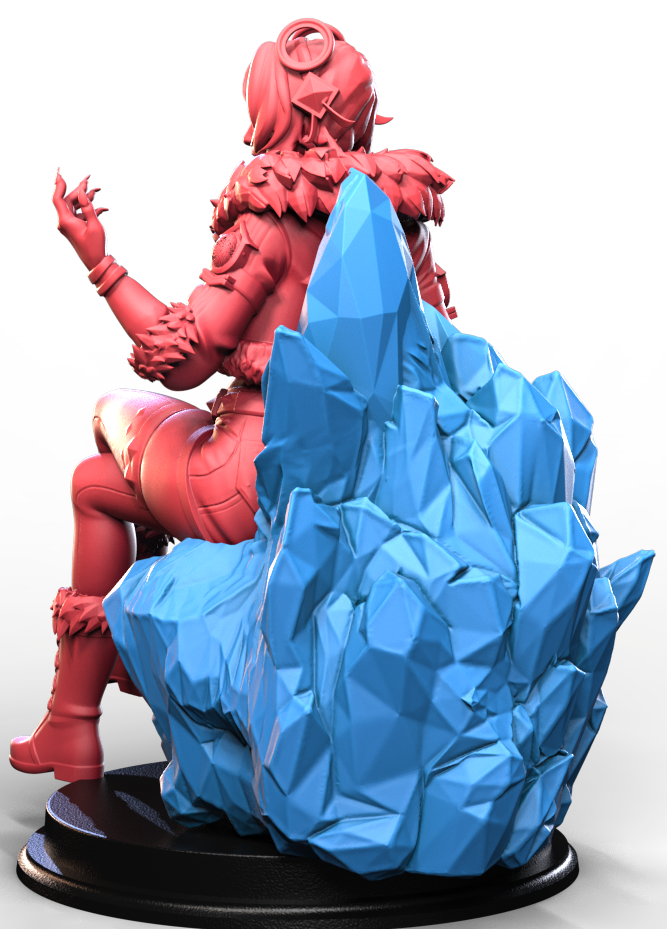 Iskarya Frostborn Bust resin figure