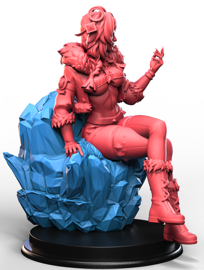 Iskarya Frostborn Bust resin figure