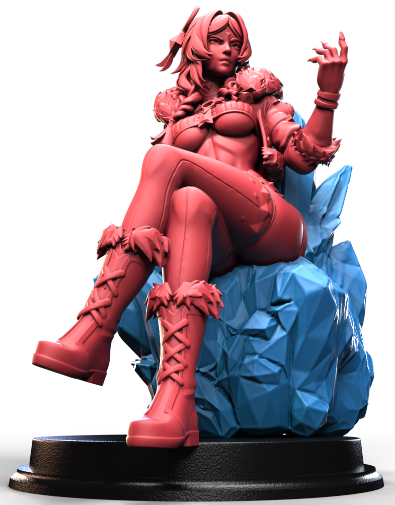 Iskarya Frostborn Bust resin figure