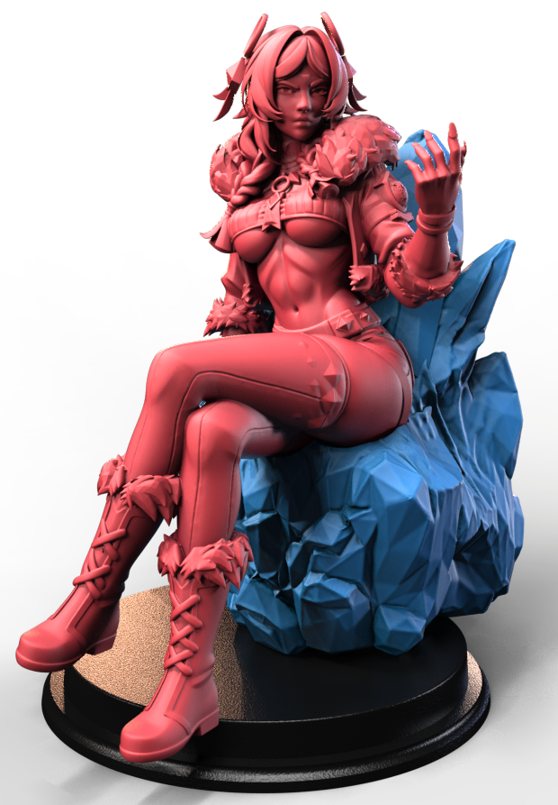 Iskarya Frostborn Bust resin figure