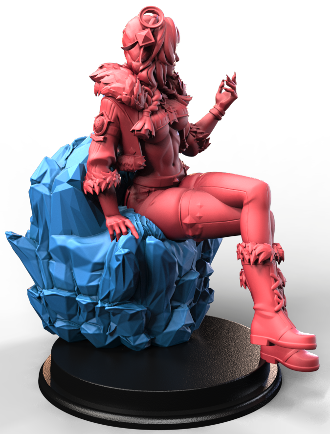 Iskarya Frostborn Bust resin figure