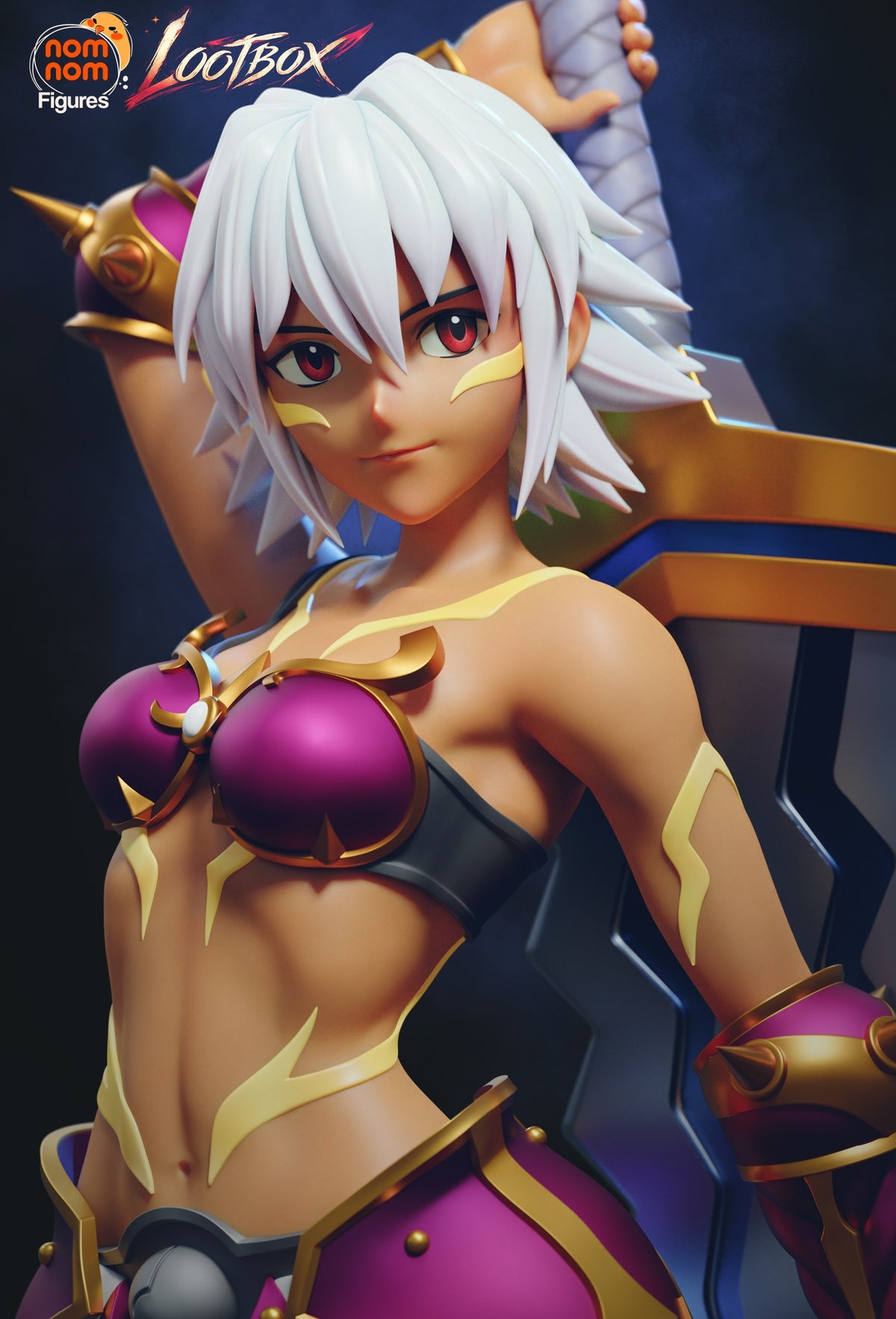 Black Rose resin figure