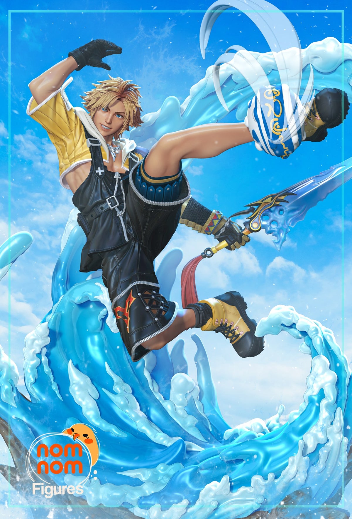 Tidus resin figure