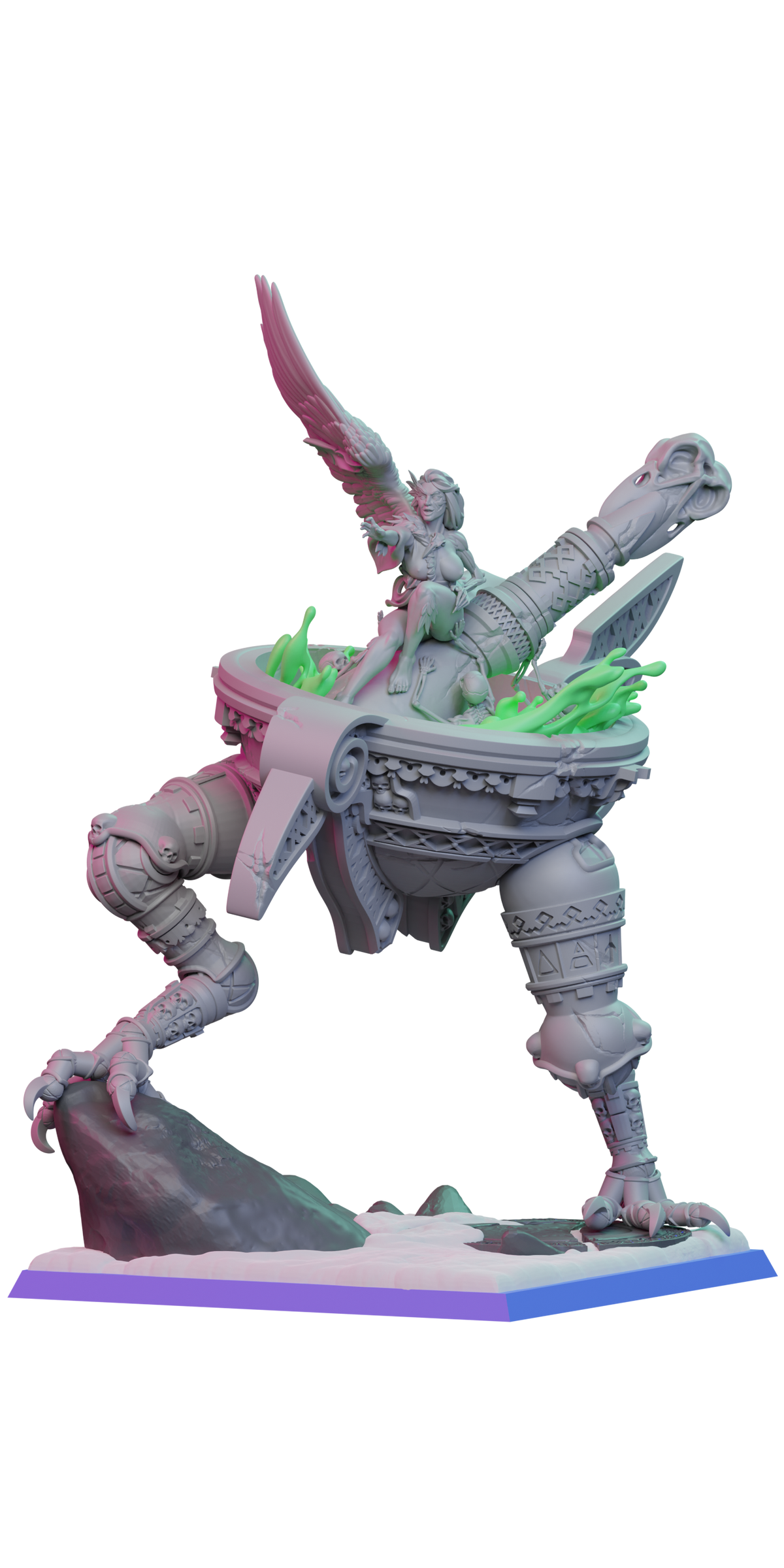 Baba Yaga resin figure