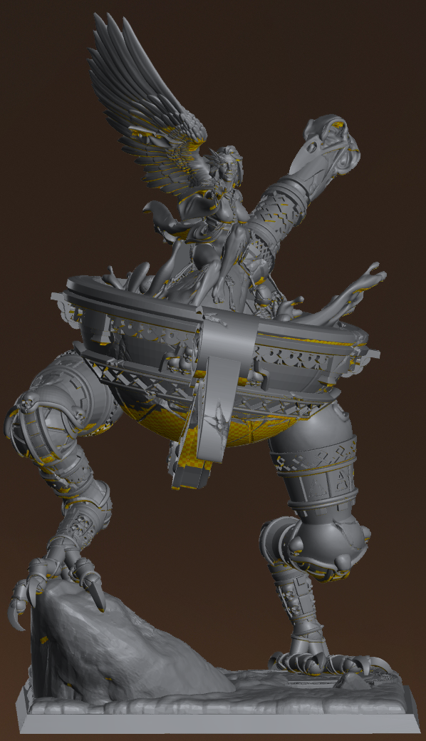 Baba Yaga resin figure