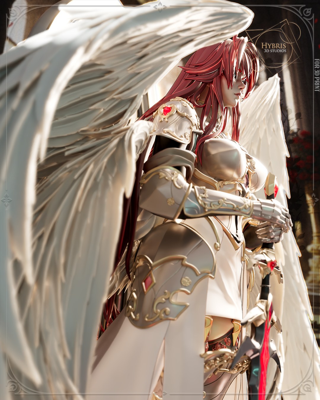 Archangel Rias Gremory resin figure