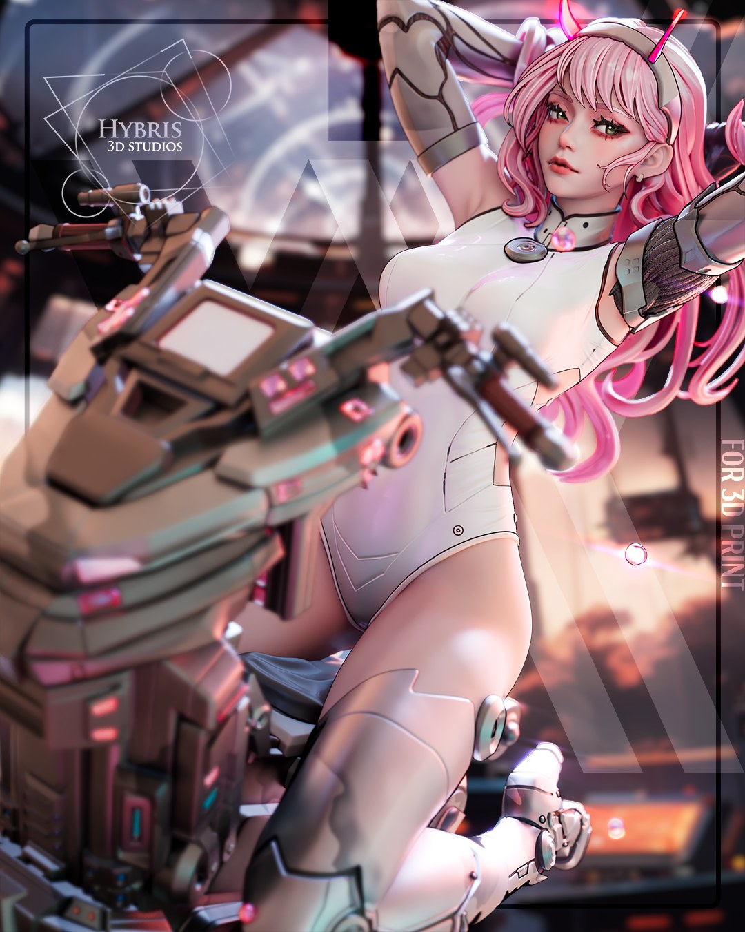 Zero-Two resin figure