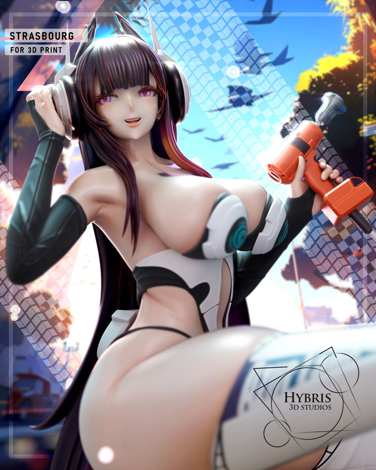 Strasbourg resin figure