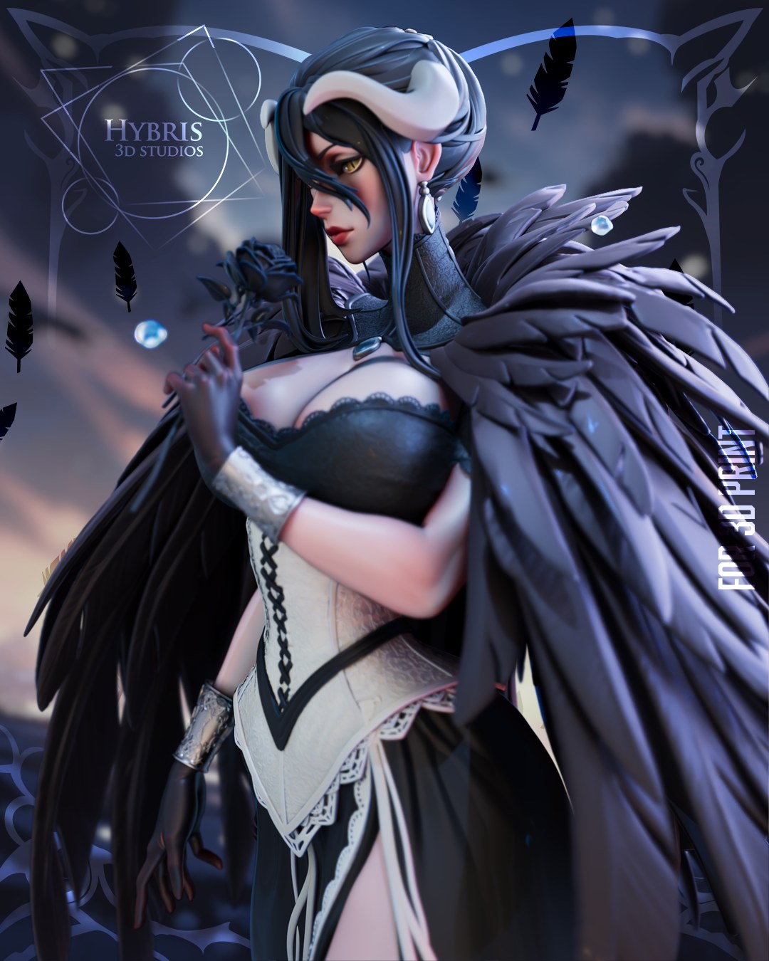 Dark Queen Albedo resin figure