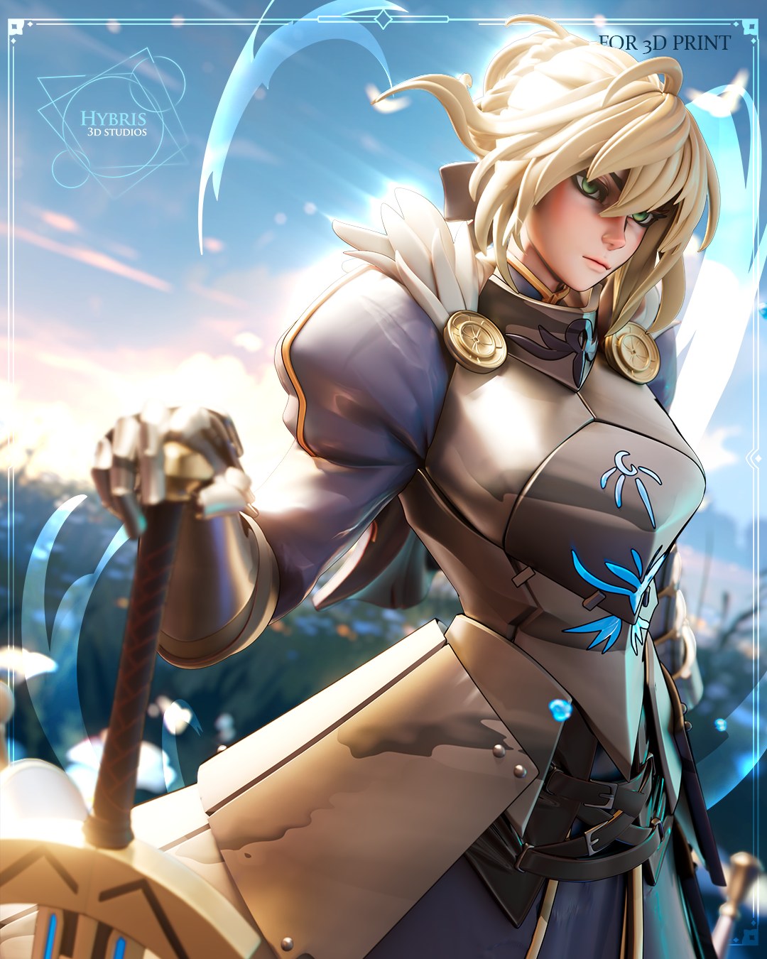 Saber Athoria Pendragon resin figure