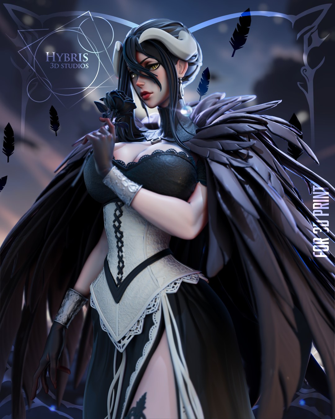 Dark Queen Albedo resin figure