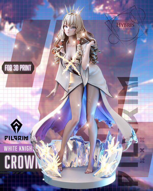 Crown resin figure