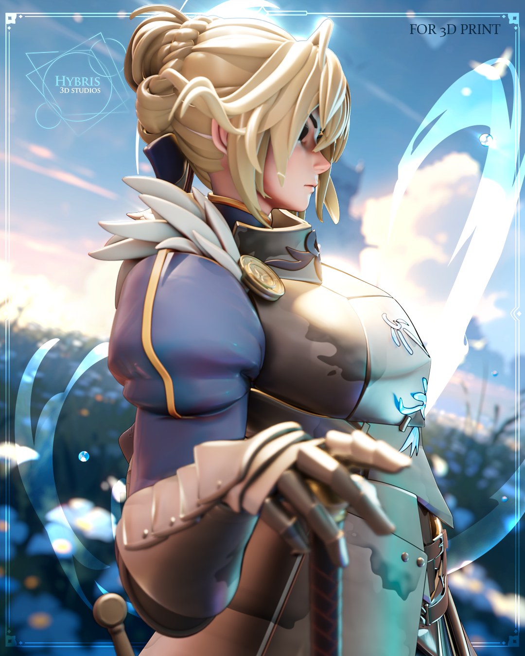 Saber Athoria Pendragon resin figure