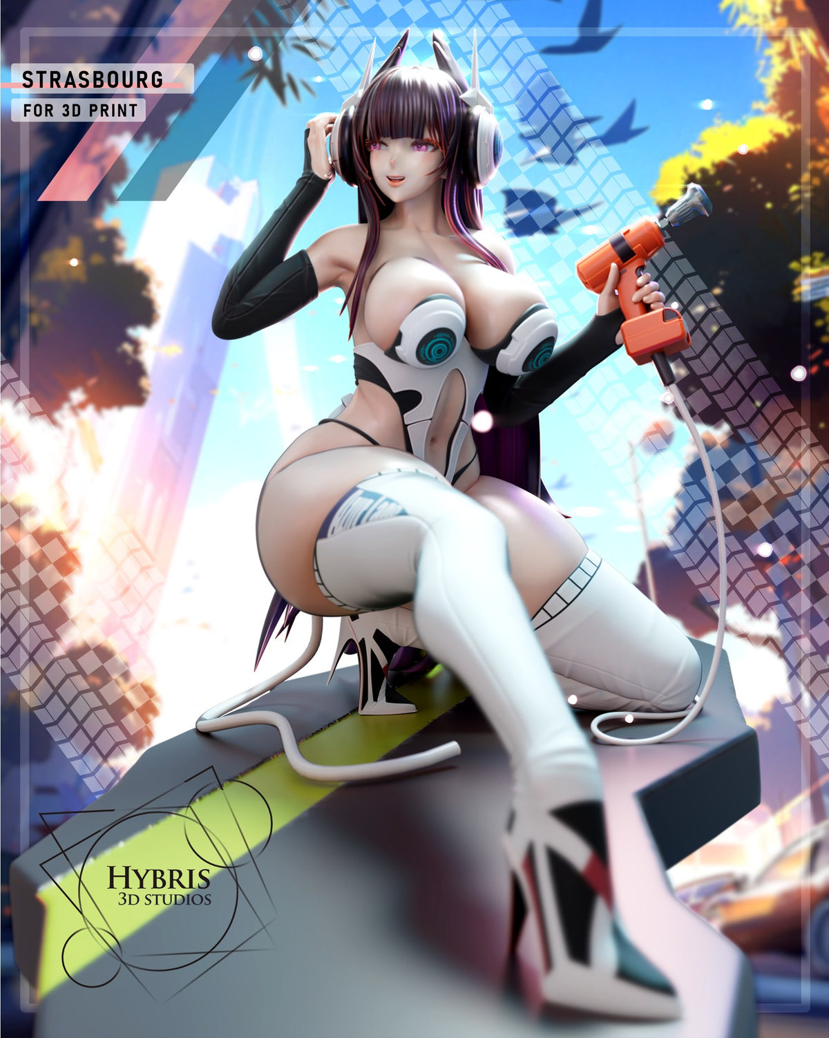 Strasbourg resin figure