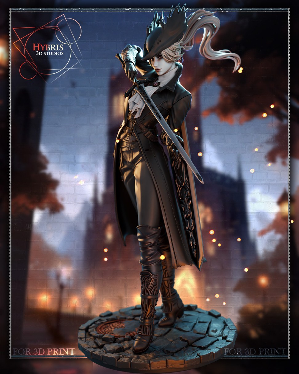 Female Hunter resin figure