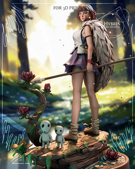 Princess Mononoke resin figure