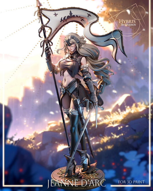 Jeanne d'Arc resin figure