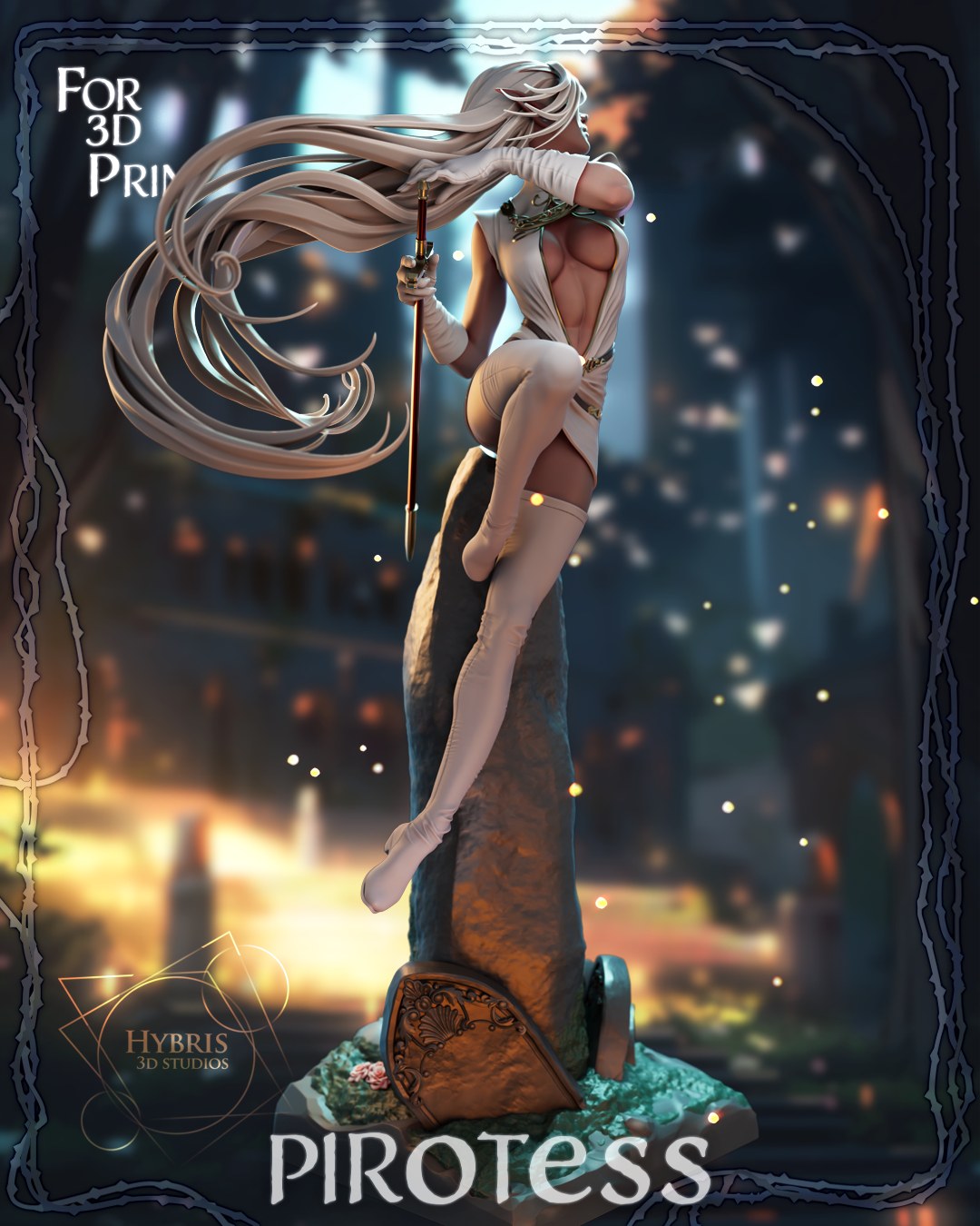 Pirotess resin figure