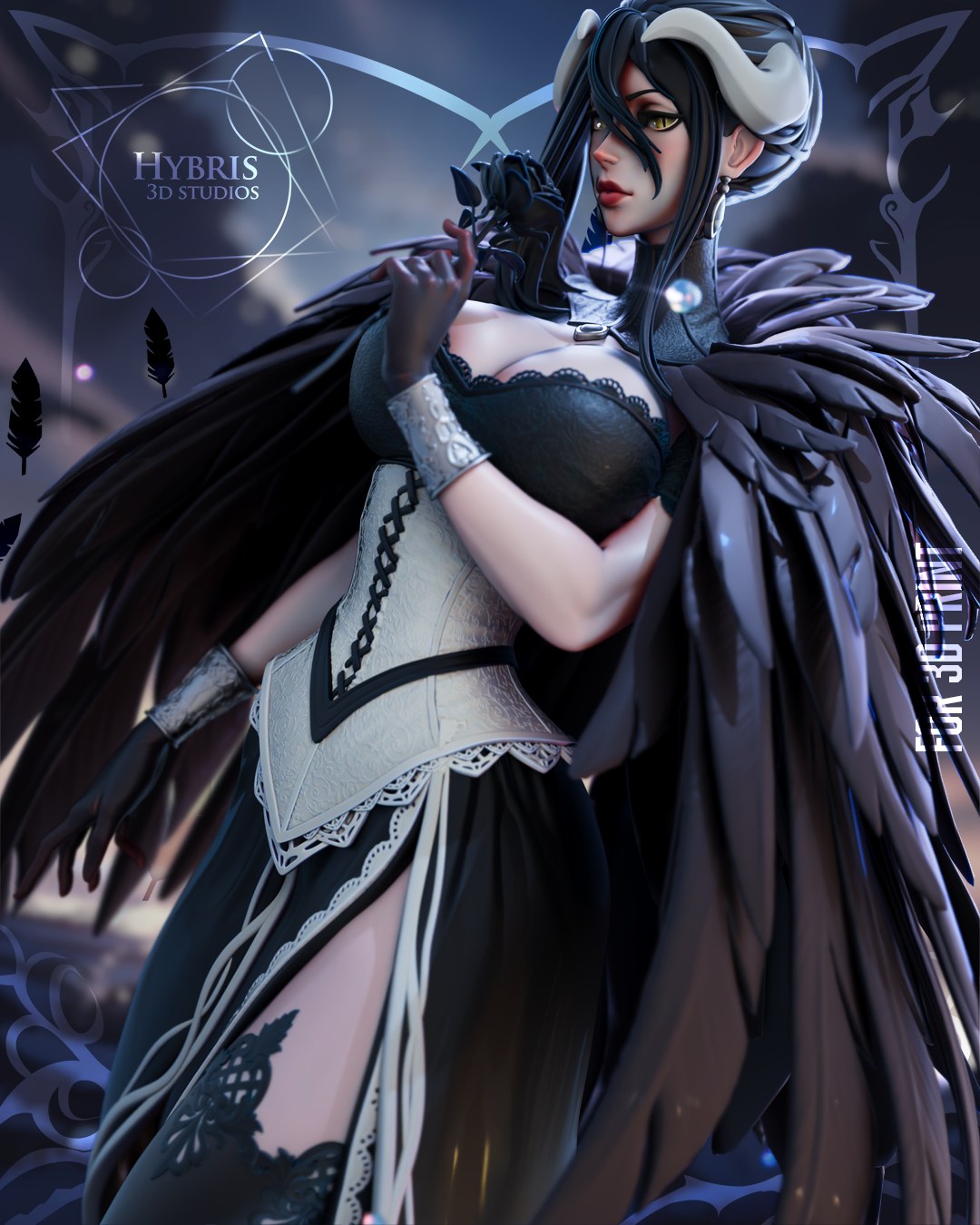 Dark Queen Albedo resin figure