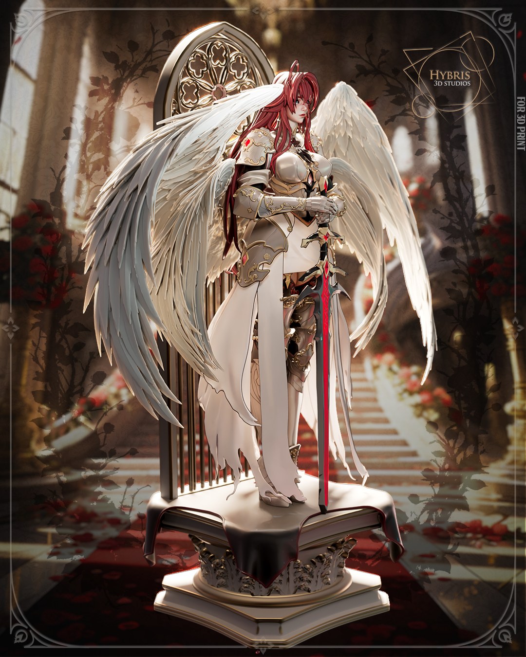 Archangel Rias Gremory resin figure
