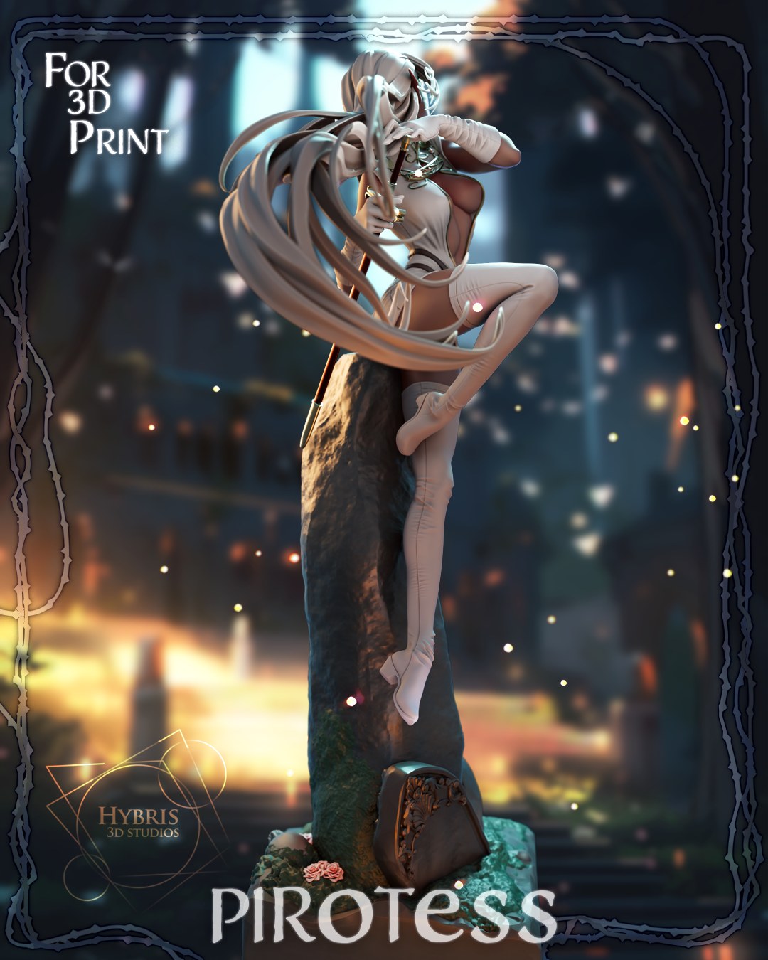 Pirotess resin figure