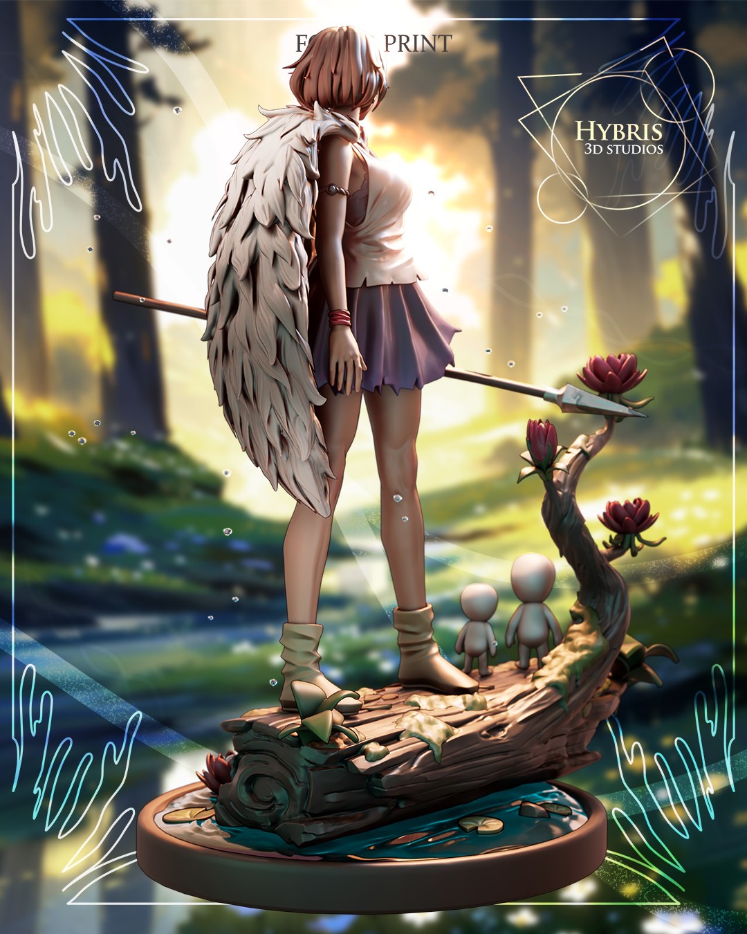 Princess Mononoke resin figure