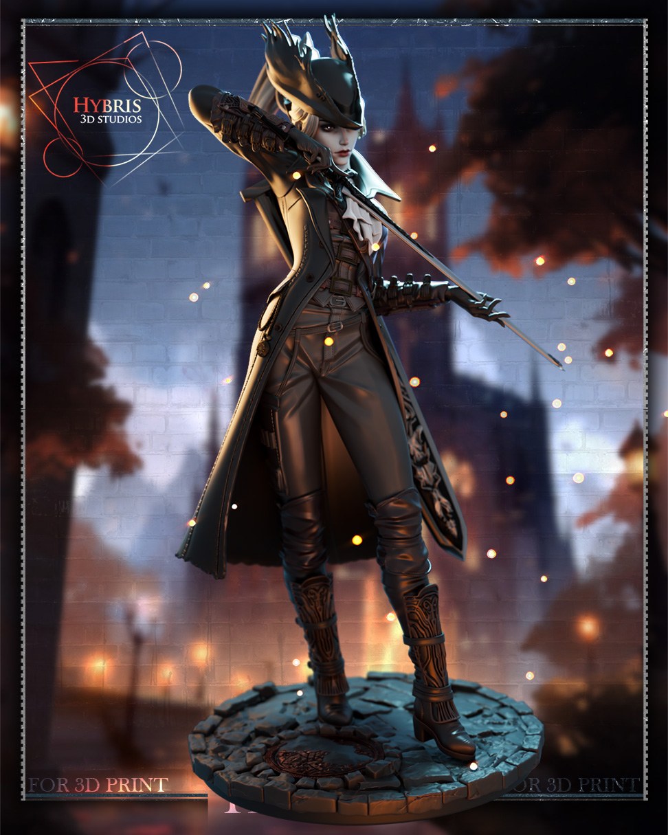 Female Hunter resin figure